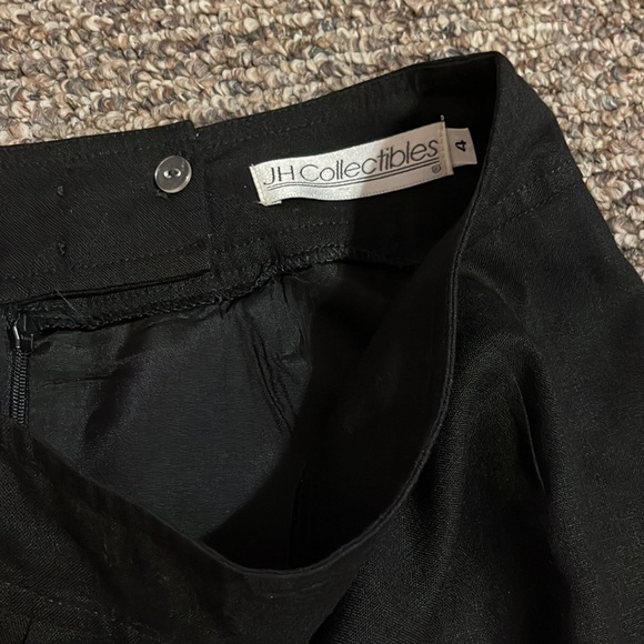 JH Collectibles vintage woman’s high waist black dress skirt - Picture 3 of 8